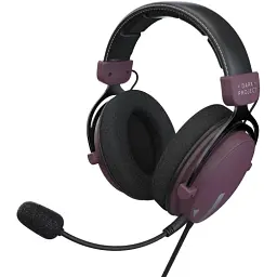 Навушники Dark Project HS4 Wired Purple/Black, Mini jack + USB, знімний мікрофон, 16 Ом, 96 дБ, кабель 2 м (DPO-HS-5004)