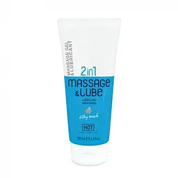 Гель HOT Massage Glide Gel 2 in 1 Silky Touch, 200 мл