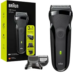 Електробритва чоловіча Braun Series 3 300BT Чорний