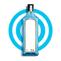 Джин Bombay Sapphire London Dry Gin, 47%, 1 л - мініатюра 5