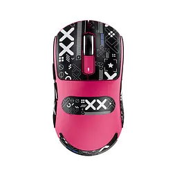 Ігрова мишка ATTACK SHARK X3 / Три режими підключення / Сенсор PAW3395 / 49 г / Pink