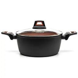 Каструля Hölmer кована з кришкою CR-1342-SBMCL Carrot 4,2 л (CR-1342-SBMCL Carrot)