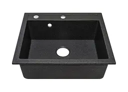 Кухонна мийка Adamant Prizma 590x495x200 графіт 435223, Графіт - мініатюра 2