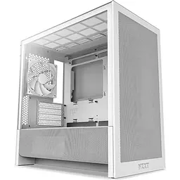 Корпус NZXT H3 Flow Tempered Glass без БП White (CC-H31FW-01) - мініатюра 1