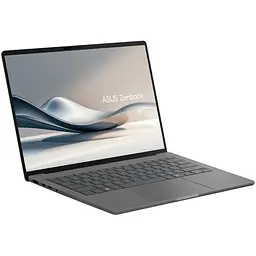 Ноутбук ASUS Zenbook A14 UX3407RA з процесором Snapdragon X Elite X1E 78 100 pana la 3.4GHz, 14''. WUXGA, OLED, 32GB LPDDR5X RAM, 1TB SSD, Qualcomm ® Adreno ™ GPU, Windows 11 Pro, Iceland сірий - мініатюра 8