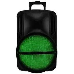 Портативна акустика XPRO MD19-12L бездротовий мікрофон пульт FM SB TF AUX (MER-15725_2718) - мініатюра 2