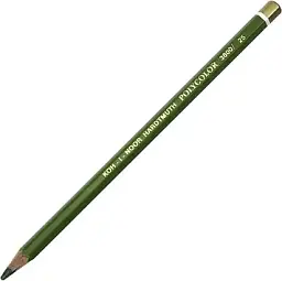 Олівець кольоровий "Koh-i-noor" №3800/25 Polycolor художній meadow green/луговий зелений(12)