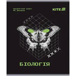 Зошит Kite предметний Techno 48 аркуші, клітинка, біологія (K25-240-7)
