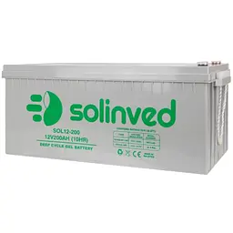 Акумулятор Solinved 200-12 GEL (12V 200 Аh) - мініатюра 2