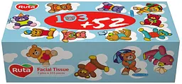 Серветки косметичні Ruta Kids, двошарові, 155 шт. - мініатюра 2
