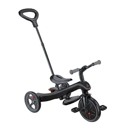 Велосипед дитячий Globber Explorer Trike 4 в 1 Deluxe Play чорно-сірий (636-120) - мініатюра 6