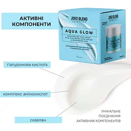 Крем для обличчя Joko Blend Aqua Glow зволожувальний з гіалуроном 50 мл - мініатюра 5