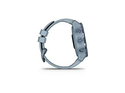 Смарт-годинник Garmin Descent Mk2S Mineral Blue with Sea Foam Silicone Band (010-02403-07) - мініатюра 4