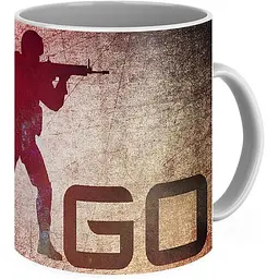 Кухоль GeekLand CS:GO Counter-Strike КС:ГО Контр Страйк BW.02.019 330 мл білий - мініатюра 2