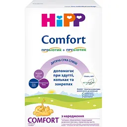 Суха молочна суміш HiPP Comfort з народження, 300 г