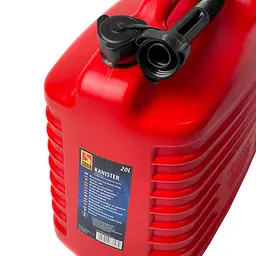 Каністра 20л Для Нафти Продуктів Щільна з лійкою Червона (Гост HDPE-02) - мініатюра 3