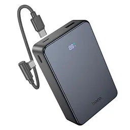 Універсальна мобільна батарея HOCO Starlight PD fully compatible power bank with cable J170A 20000mAh |1USB/2Type-C, 22.5W/3A,