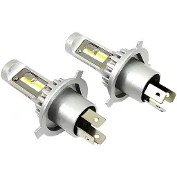 Комплект світлодіодних ламп Guarand V12X H4 H/L CSP 5500k 6000Lm 40w 12-24v - мініатюра 4