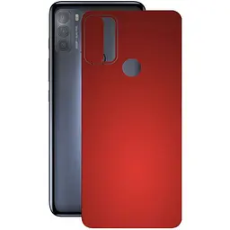 Защитная пленка StatusSKIN для Motorola Moto G50 Корпус Винил красная матовая