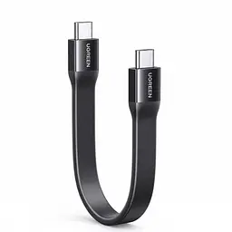 Кабель UGREEN L315 USB-C - USB-C USB4 40 Гбіт/с PD 240 Вт 0,12 м чорний (75176)