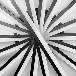 Люстра з геометричним дизайном у чорному корпусі | Арт. MJ 195/9 BK | Line F - мініатюра 6