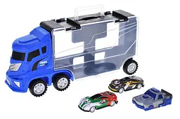 Іграшковий автовоз із гоночними машинками інерційний Truck Storage Model 8864 у коробці YG Toys - мініатюра 5