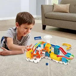 Конструктор лабіринт VTech Marble Rush Discovery XS100 кульковий трек 30 деталей 3 кульки STEM-конструктор від 4 років (SKU-326) - мініатюра 6