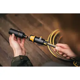Конектор для шлангу Fiskars 9 мм 68 мм On/Off (1027085) - мініатюра 3