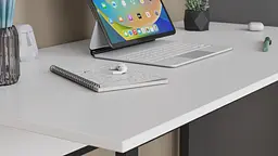 Комп'ютерний стіл Ferrum-decor Коді 75x100x60 чорний ДСП Білий 16мм (FRD-103731) - мініатюра 4