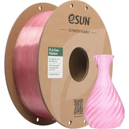 Пластик для 3D-принтера eSUN PLA Clear Rainbow 1,75mm 1kg PINK-Crystal (PLA-CLRB175O-CP1P1) - мініатюра 4