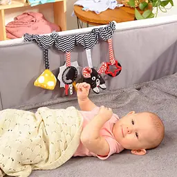 Іграшка-підвіска BabyOno Мишеня та сир - мініатюра 7