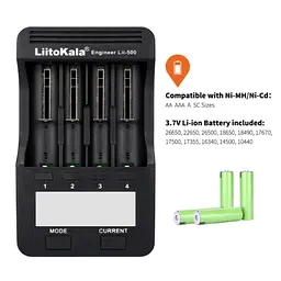 Зарядний пристрій Liitokala Lii-500 EU - мініатюра 2