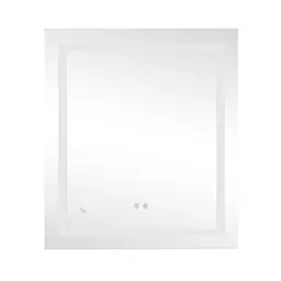 Дзеркало Lidz Kubis 700x800 з LED-підсвічуванням Touch, з антизапотіванням, з диммером яскравості Reverse LD78LF9048070 - мініатюра 3