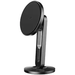 Автотримач для телефона Baseus Hollow Magnetic Car Mount Holder with clamping function Vertical type SULK-0 - мініатюра 2