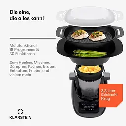 Кухонний комбайн Klarstein Aria Smart 1700 Вт (10045491) - мініатюра 2