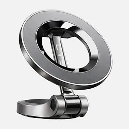 Магнітний автотримач для телефону LISEN 2E785 з підтримкою MagSafe 360° поворот на панель авто чорний (SKU-096)