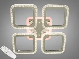 Стельова світлодіодна люстра з димером Diasha AS8170/4HR LED 3color 55W