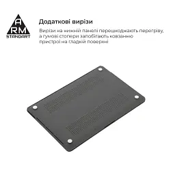 Чохол до ноутбука Armorstandart 15.3" MacBook Air M4/M3/M2 (A3241/A3114/A2941) Grey Air Shell (ARM80465) - мініатюра 4