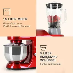 Кухонний комбайн Klarstein Lucia 3 в 1 2000 Вт (10006254) - мініатюра 5