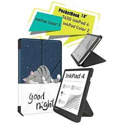 Обкладинка Ultra Slim Origami BeCover для PocketBook 743G InkPad 4/InkPad Color 2/InkPad Color 3 (7.8") Good Night (713088) - мініатюра 2