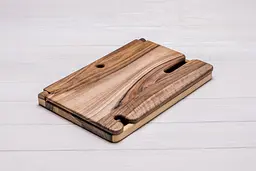 Настільна підставка для девайсів та аксесуарів ecoWalnut 300x231x210 мм - мініатюра 2
