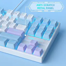 Клавіатура MageGee MK-Star Red Switch Blue/White (6971969721371-UA) - мініатюра 8