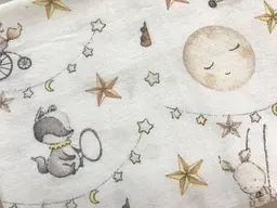 Пелюшка фланель Moontime "Цирк" - мініатюра 2