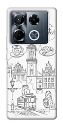 TPU чохол Demsky Lviv spirit для Infinix Note 40 Pro 4G