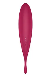 Вакуумний кліторальний стимулятор з вібрацією Satisfyer Twirling Pro+ червоний - мініатюра 5