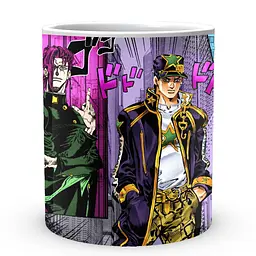 Кухоль GeekLand Неймовірні пригоди ДжоДжо JoJo's Bizarre Adventure Персонажі Манга Колаж JJ 02.577 330 мл білий - мініатюра 2