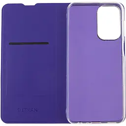 Шкіряний чохол-книжка GETMAN Elegant (PU) для TECNO Camon 19 Фіолетовий - мініатюра 4