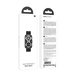 Смарт-годинник Hoco Smart Watch Y25 Smart sports watch Black - мініатюра 5