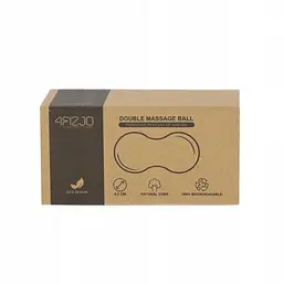 Масажний м'яч подвійний 4FIZJO Lacrosse DuoBall Cork 6.5 x 13.5 см 4FJ0568 (P-5907739319586) - мініатюра 3