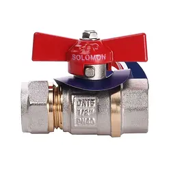 Кран кульовий Solomon 16х1/2″ 1184 внутр. різьба - мініатюра 2